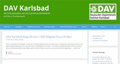 Desktop Screenshot of dav-karlsbad.de