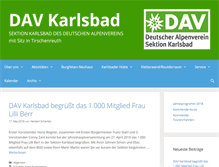 Tablet Screenshot of dav-karlsbad.de